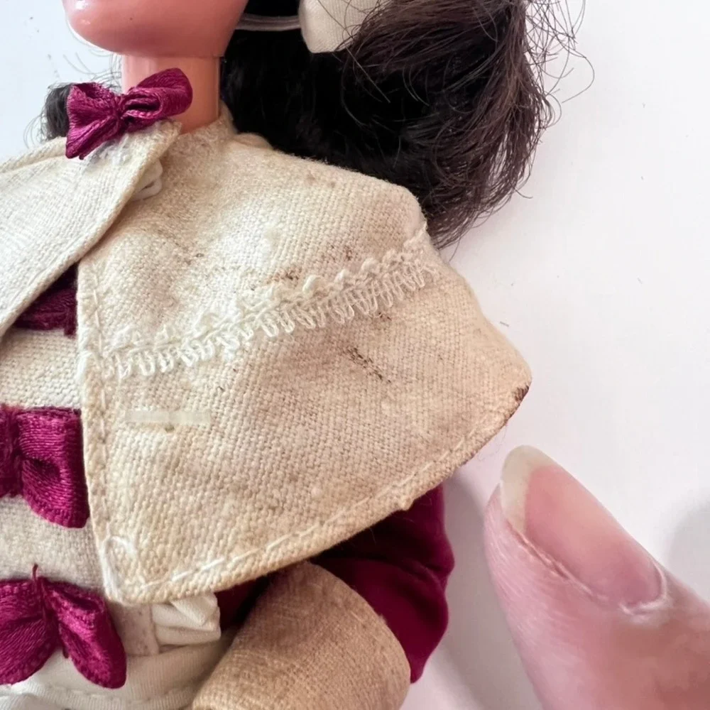 Mattel Pilgrim Barbie American Stories Collection 12577 Maroon‎ White 1994 Box